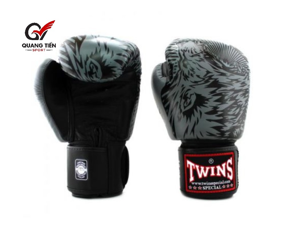 Găng Tay Boxing Twins FBGVL3-50 SÓI XÁM