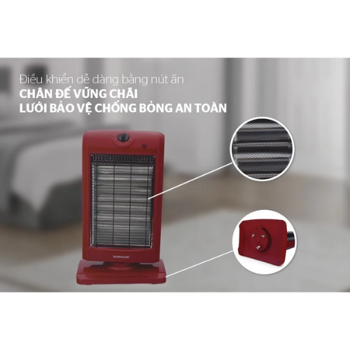 Sưởi điện 3 bóng Halogen Sunhouse SHD7016