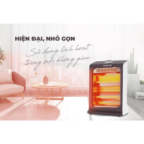 Sưởi điện hồng ngoại 2 bóng Sunhouse SHD7023