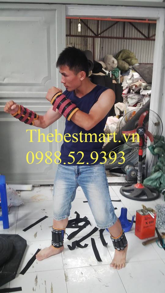 Bộ Tạ gang đeo tay cao cấp bền bỉ 2kg - 3kg (2 băng tạ)