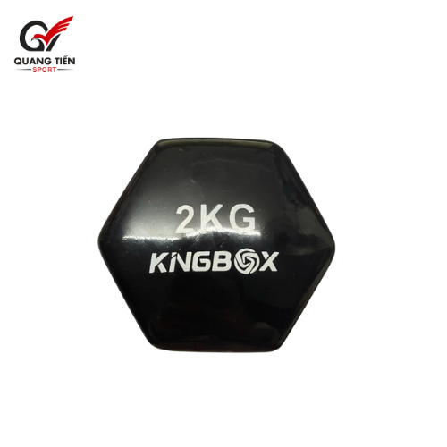 Tạ Tập Gym Tại Nhà KingBox,Tạ Tay Chất Liệu Gang Bọc Cao Su Chống Xước Vỡ Sàn Cân Nặng 2kg (giá 1 quả)