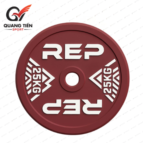 Đĩa tạ gang thi đấu Calibrated REP - Giá nguyên set từ 10kg đến 25kg