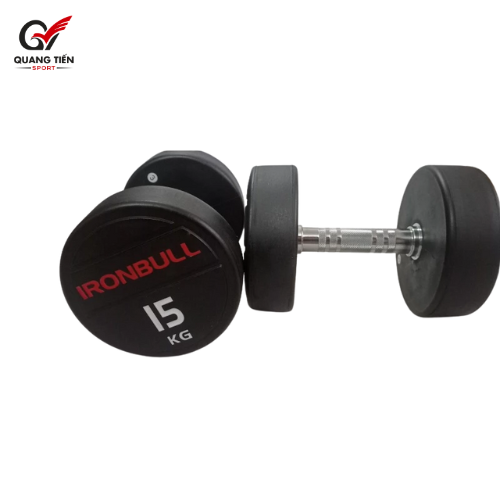 Tạ tay thép bọc cao su IronBull IR04 nhập khẩu 17.5kg ( giá 1 quả )