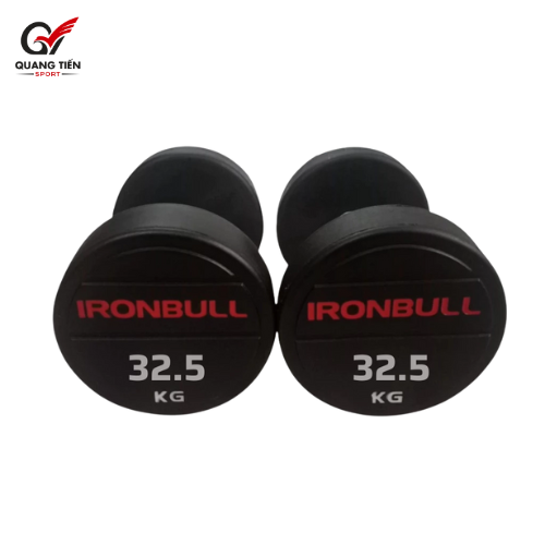 Tạ tay thép bọc cao su IronBull IR04 nhập khẩu 32.5kg ( giá 1 quả )
