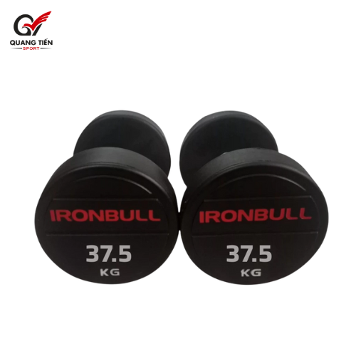Tạ tay thép bọc cao su IronBull IR04 nhập khẩu 37.5kg ( giá 1 quả )