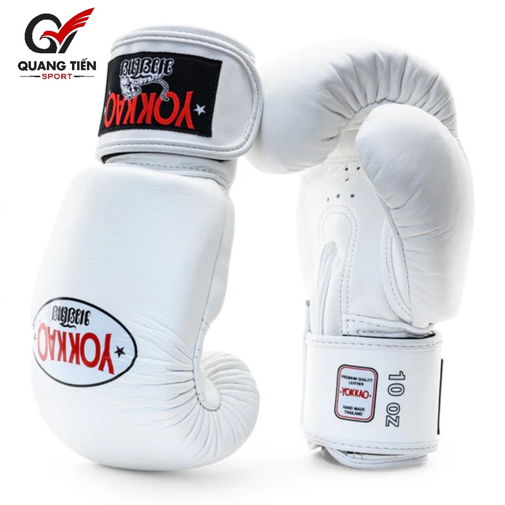 Găng Boxing YOKKAO Matrix – White BYGL-X-4