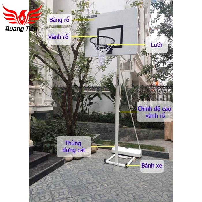 Trụ bóng rổ đổ cát 801825