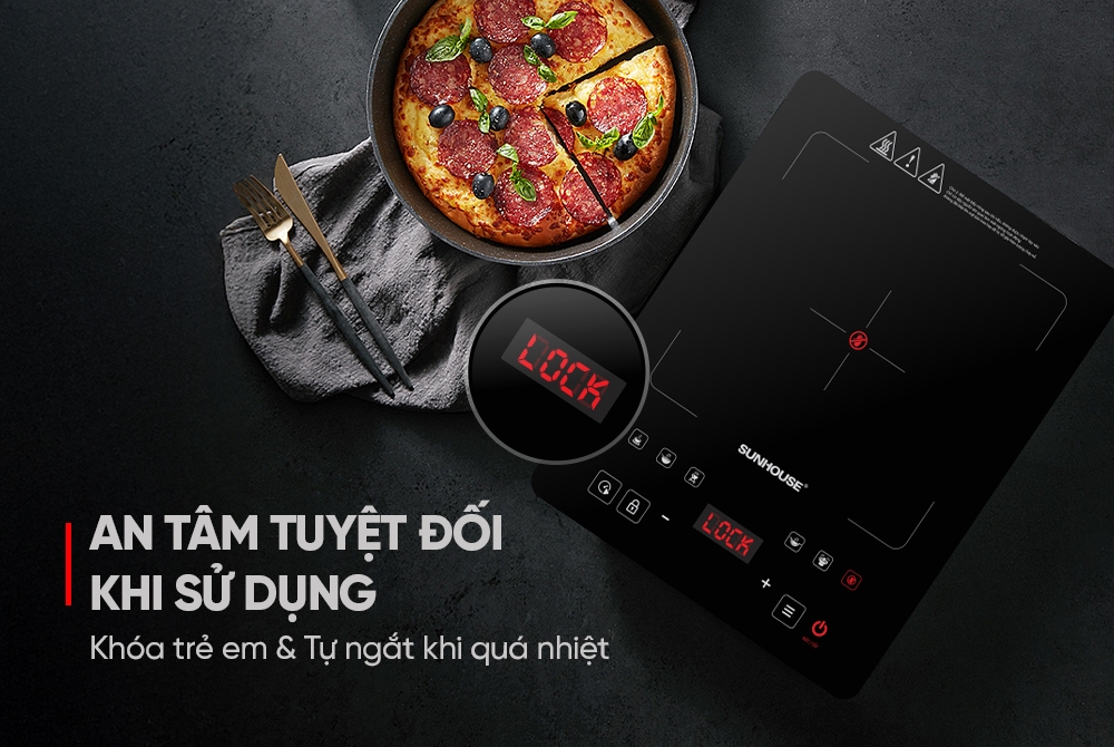 Bếp hồng ngoại cảm ứng Sunhouse SHD6006A