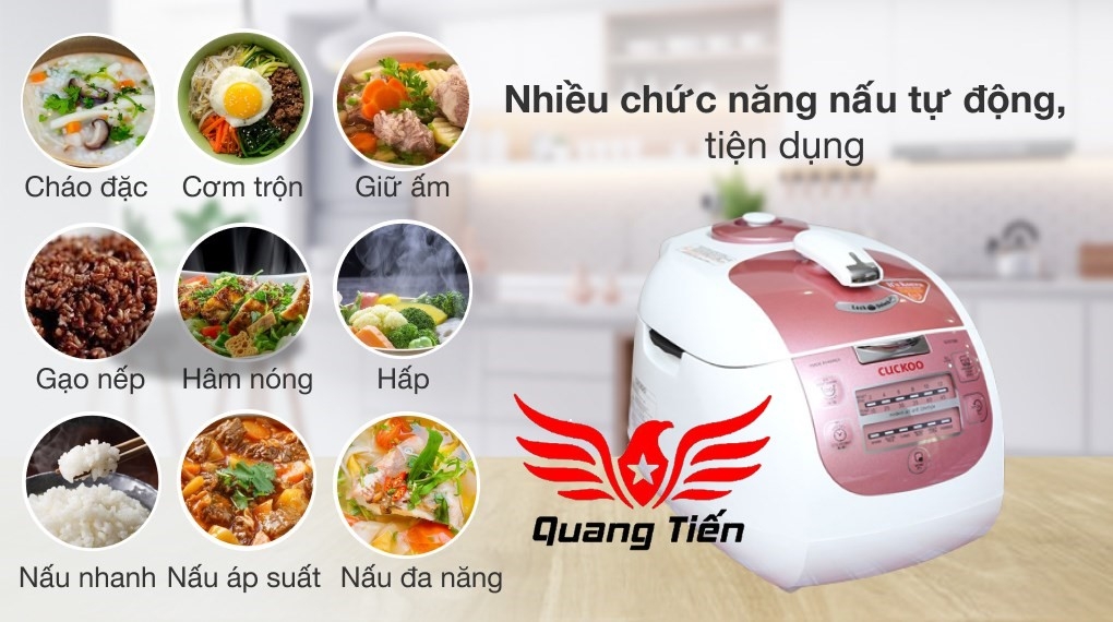 Nồi cơm điện tử áp suất Cuckoo 1.8 lít CRP-G1015M