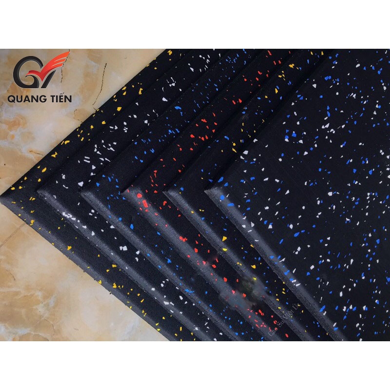 Gạch cao su Epdm loại 1 nhập khẩu chính hãng (Giá 1m²) (Dày 1,5cm)