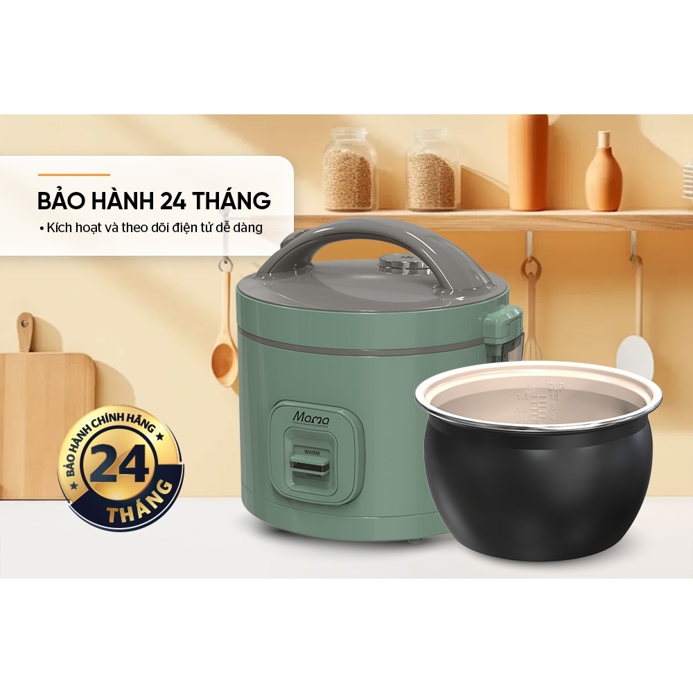 Nồi cơm điện 1.8L Sunhouse Mama SHD8666G