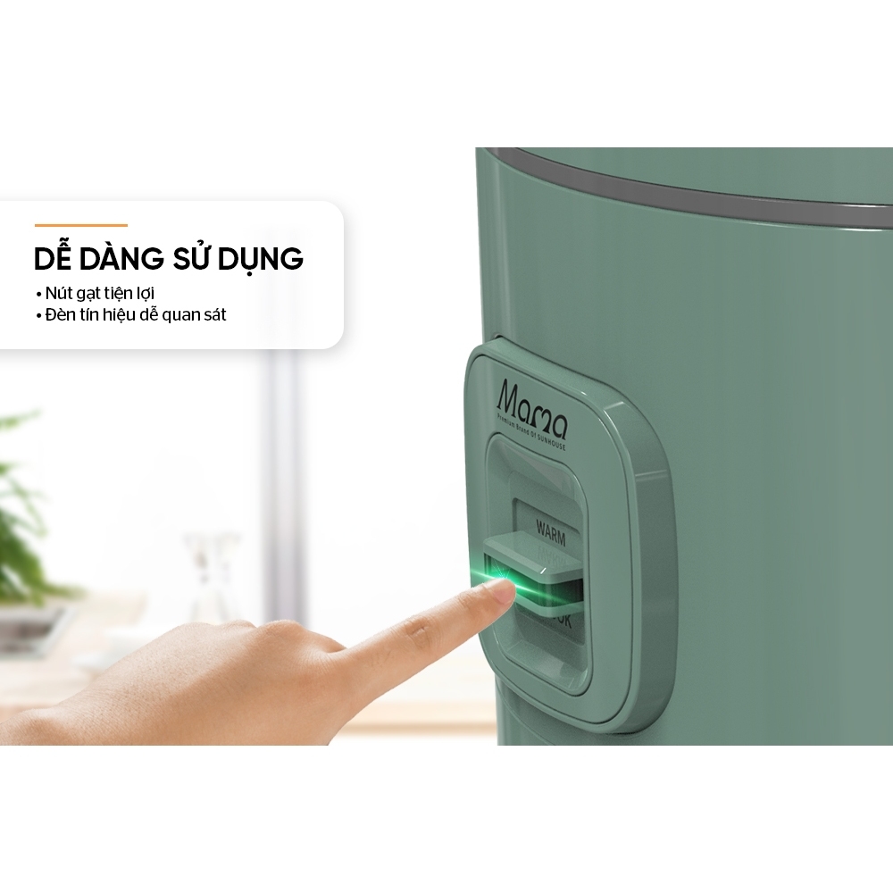 Nồi cơm điện 1.8L Sunhouse Mama SHD8666G