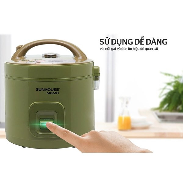 Nồi cơm điện 1.8L Sunhouse Mama SHD8665G