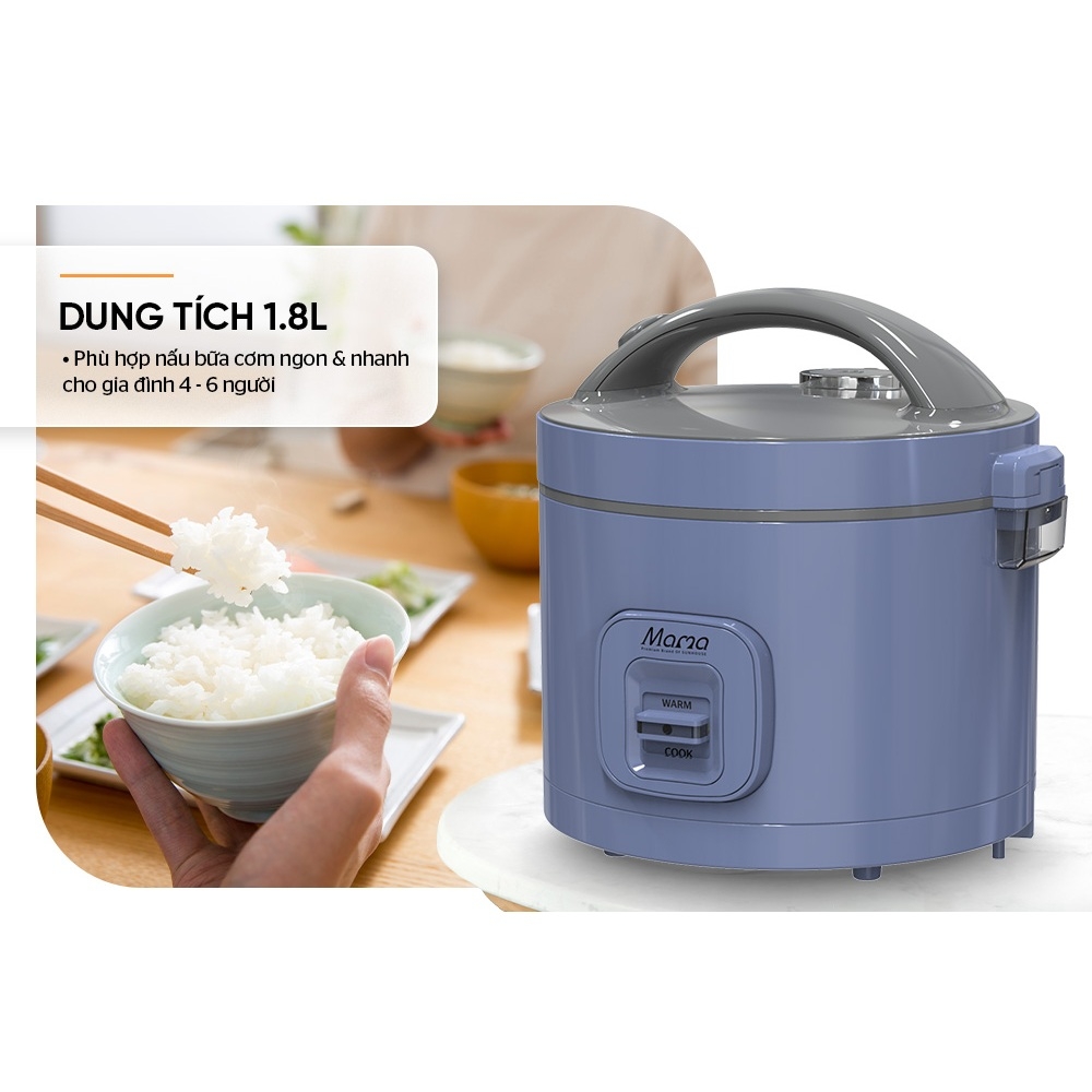 Nồi cơm điện 1.8L Sunhouse Mama SHD8666V