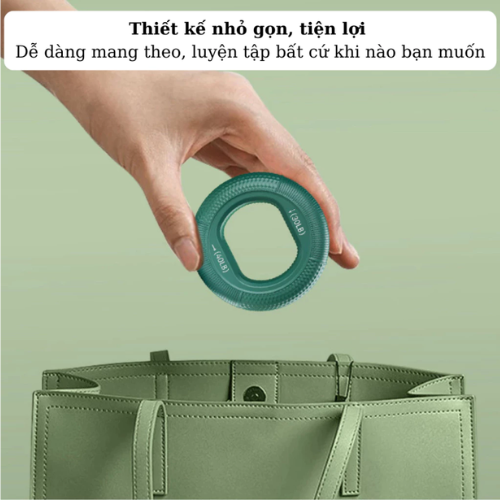 Vòng silicon tập cơ tay công thái học, cầm nắm luyện tập sức mạnh ngón tay phục hồi chức năng