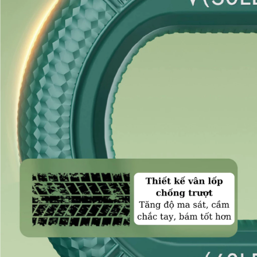 Vòng silicon tập cơ tay công thái học, cầm nắm luyện tập sức mạnh ngón tay phục hồi chức năng