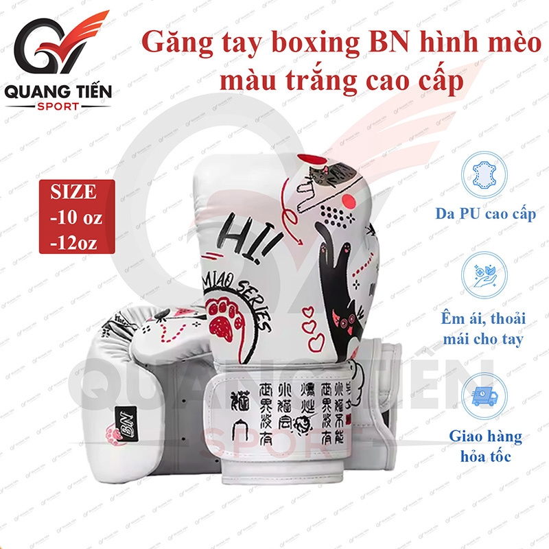 Găng tay Boxing BN mèo chính hãng