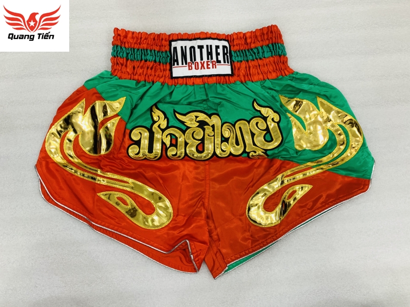Quần Muay Thái Another Boxer Chính Hãng Muay Thai Short Chất Liệu Satin Cao Cấp | QT-008
