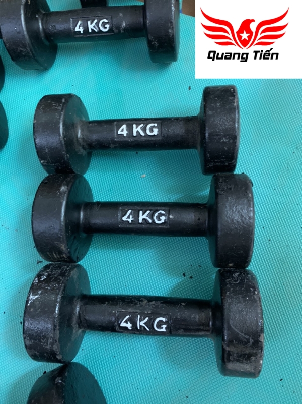 Tạ tay gang đúc liền khối 8 kg loại đẹp 2021 (giá 1 chiếc)