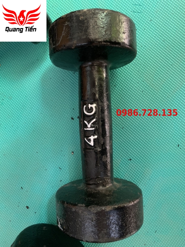Tạ tay gang đúc liền khối 8 kg loại đẹp 2021 (giá 1 chiếc)