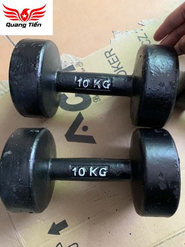 Tạ tay gang đúc liền khối 8 kg loại đẹp 2021 (giá 1 chiếc)