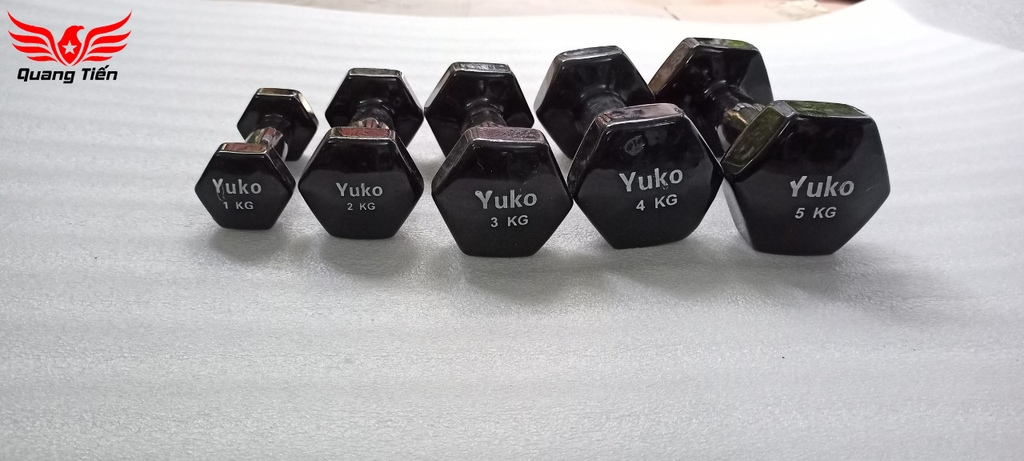 Tạ tay cao su cao cấp Yuko 5 kg (1 chiếc )