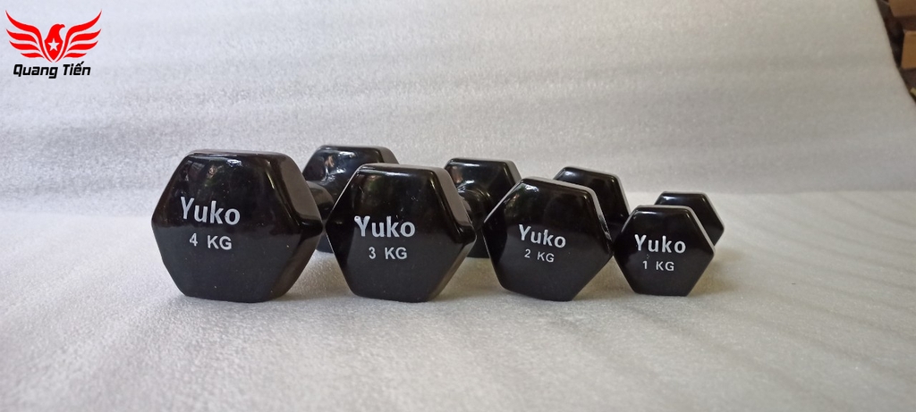 Tạ tay cao su cao cấp Yuko 2 kg (giá 1 chiếc)