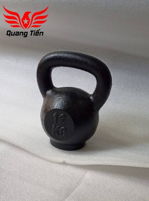 Tạ bình vôi, tạ ấm 16 kg ( tạ quai xách ) gang đúc liền khối siêu đẹp 2021