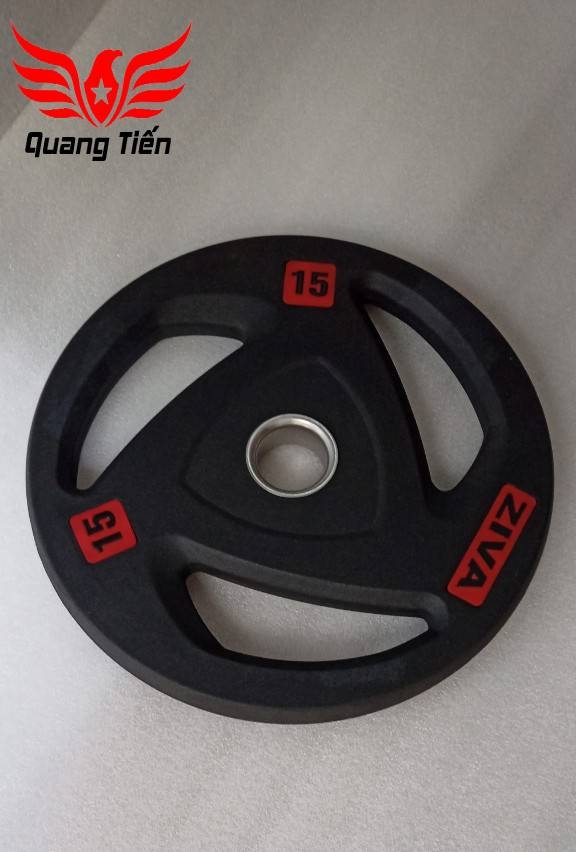 Tạ bánh Cao su Ziva cao cấp nhập khẩu 15 kg 2021
