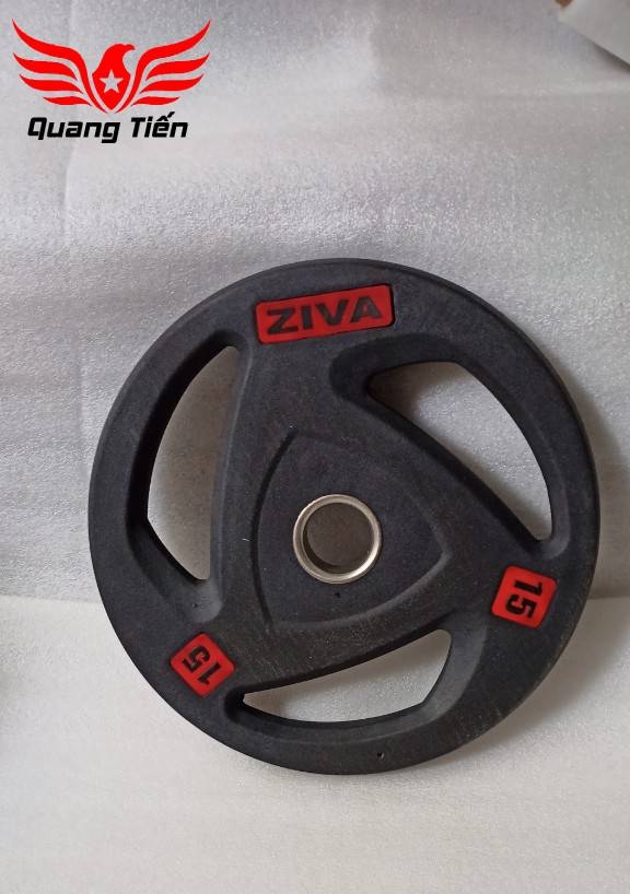 Tạ bánh Cao su Ziva cao cấp nhập khẩu 15 kg 2021