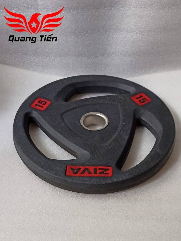 Tạ bánh Cao su Ziva cao cấp nhập khẩu 15 kg 2021