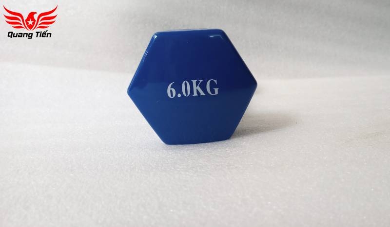 Tạ tay cao su cao cấp siêu đẹp 6kg (giá 1 chiếc)
