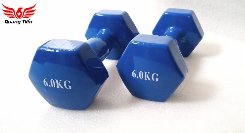 Tạ tay cao su cao cấp siêu đẹp 6kg (giá 1 chiếc)