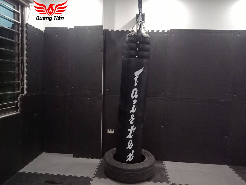 Thảm xốp phòng tập võ thuật , thể dục , thể thao , boxing , gym 1mx1m màu ghi đen (1 tấm)