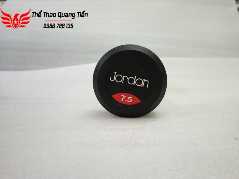 Tạ tay cao su Jordan 7,5kg cao cấp chính hãng QT21 ( giá 1 chiếc)