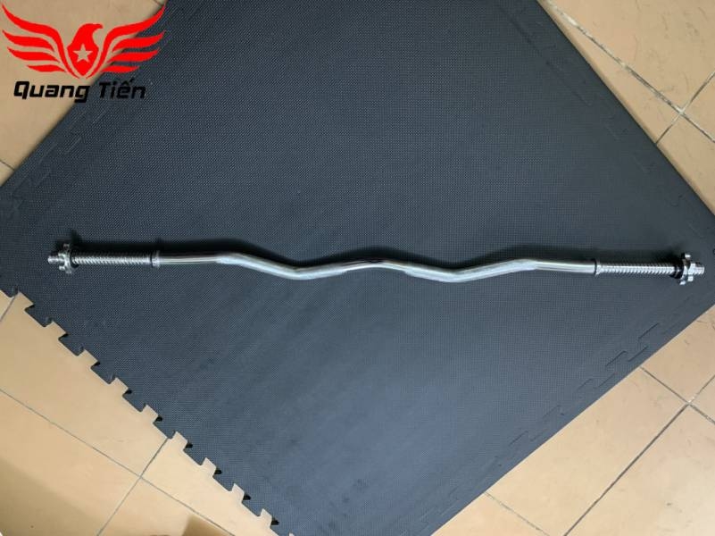 Đòn tạ chữ Z phi 27 mạ crom hàng nhập khẩu siêu đẹp (ốc có chốt) QT-304