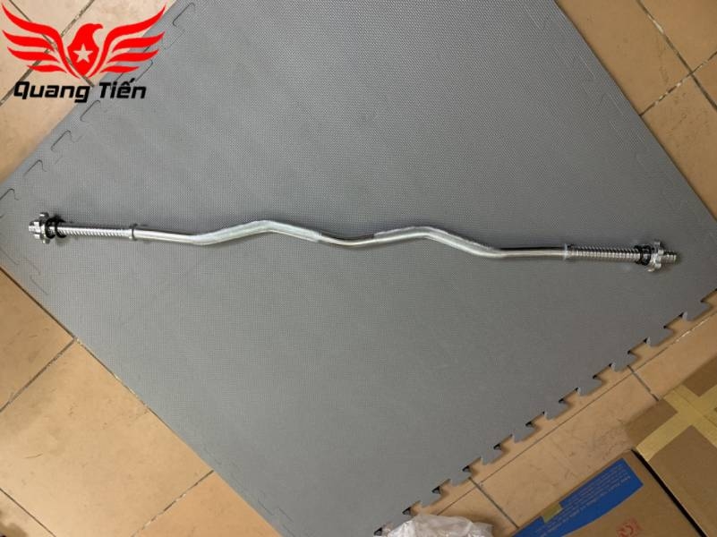 Đòn tạ chữ Z phi 27 mạ crom hàng nhập khẩu siêu đẹp (ốc có chốt) QT-304