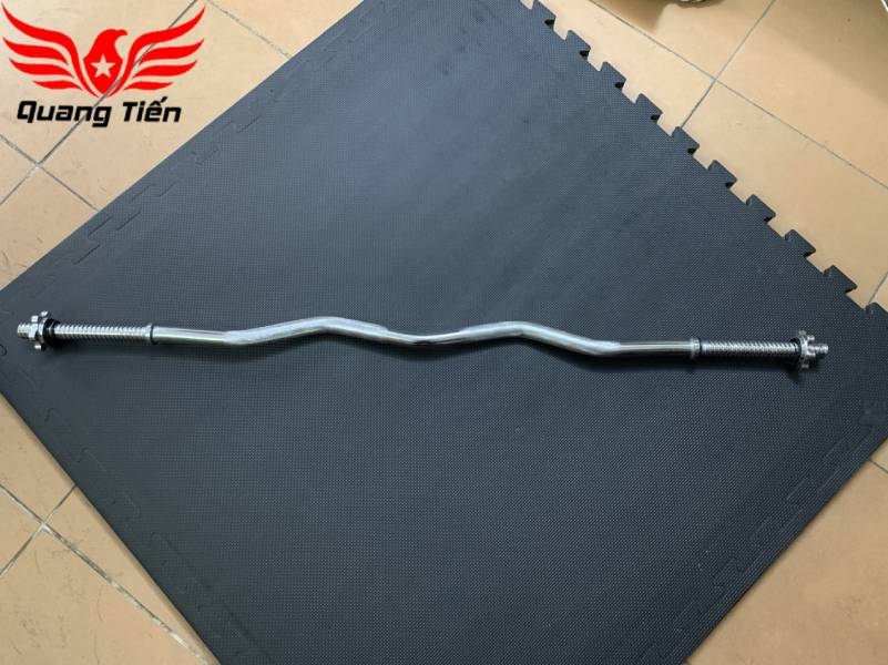 Đòn tạ chữ Z phi 27 mạ crom hàng nhập khẩu siêu đẹp (ốc có chốt) QT-304