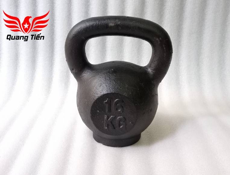 Tạ bình vôi, tạ ấm 16 kg ( tạ quai xách ) gang đúc liền khối siêu đẹp 2021