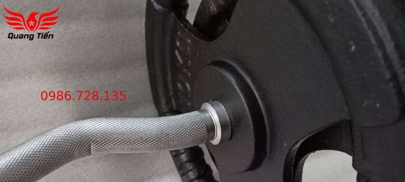 Đòn tạ đặc chữ Z , đòn tạ hình Sin (zic zắc ) thép mạ sắt xi 1,2m nặng 5kg QT-300