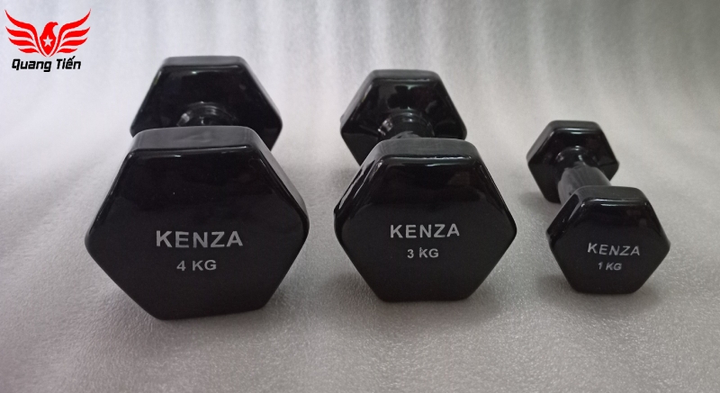 Tạ tay cao su cao cấp Kenza 2 kg (giá 1 quả)