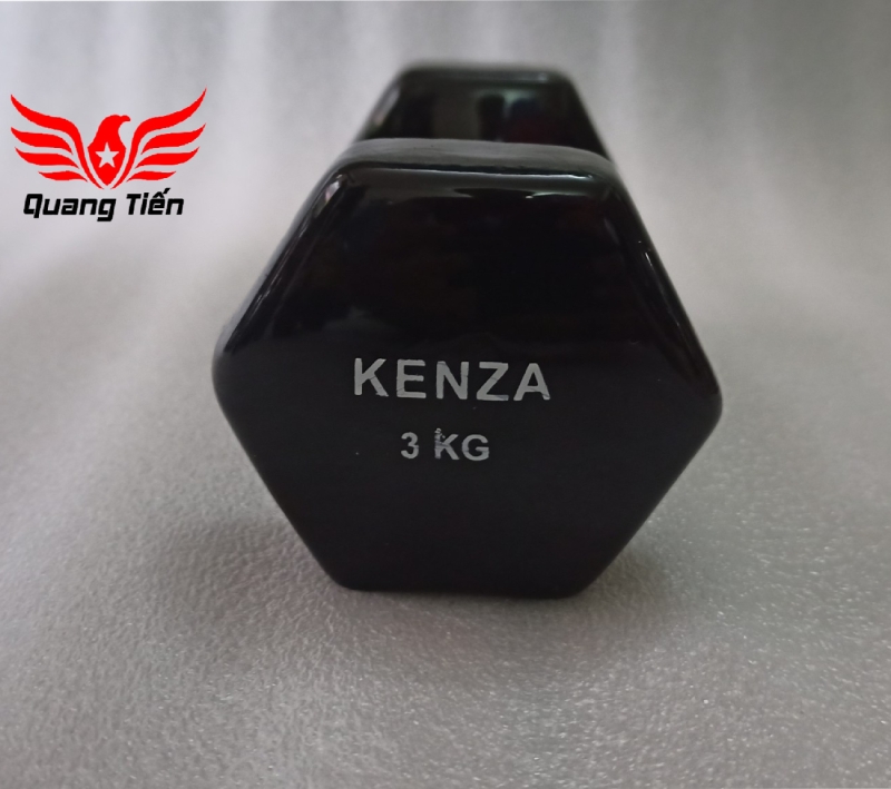 Tạ tay cao su cao cấp Kenza 3 kg (giá 1 quả)