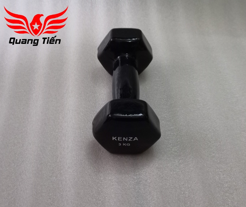Tạ tay cao su cao cấp Kenza 3 kg (giá 1 quả)