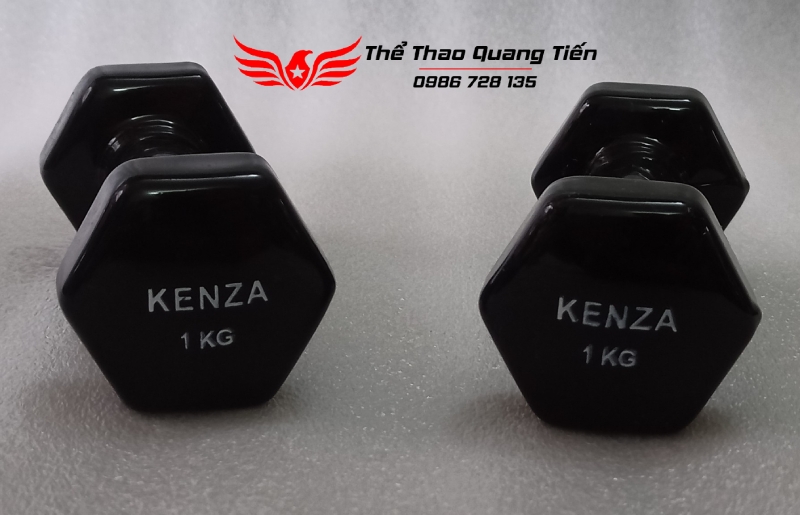 Tạ tay cao su cao cấp Kenza 2 kg (giá 1 quả)