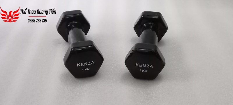 Tạ tay cao su cao cấp Kenza 2 kg (giá 1 quả)