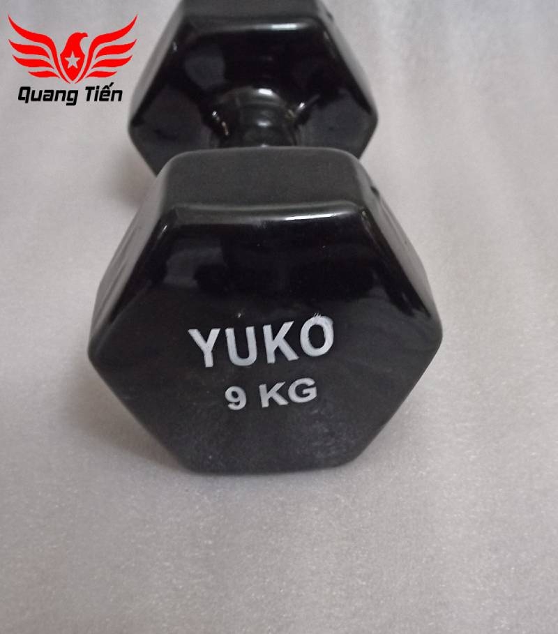 Tạ tay cao su cao cấp Yuko 9 kg (giá 1 quả)