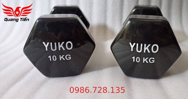 Tạ tay cao su cao cấp Yuko 10 kg ( giá 1 quả )