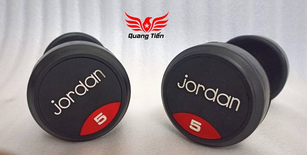 Tạ tay cao su jordan cao cấp chính hãng 5kg hàng nhập khẩu QT21 ( giá 1 chiếc )