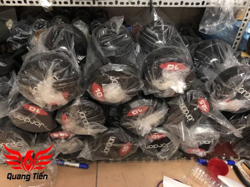 Tạ tay cao su jordan cao cấp chính hãng 5kg hàng nhập khẩu QT21 ( giá 1 chiếc )