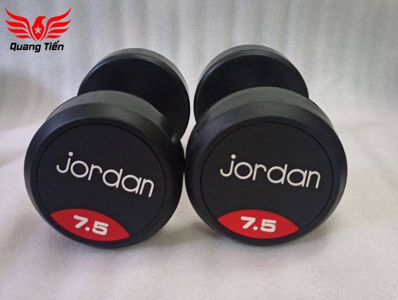 Tạ tay JORDAN cao su cao cấp chính hãng 2,5 kg nhập khẩu QT21 ( giá 1 chiếc )